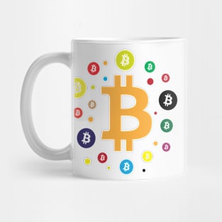 Bitcoin in all colors Mug